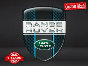 Land Rover Autocollant Silicone Qualité Pro Personnalisable
